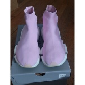 Balenciaga Speed 2.0 LT Pink Knit Sock Sneakers Womens Luxury Trainers OGB Y2K